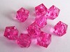 Facet kubus 9x10 mm Fuchsia