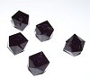 Facet kubus 9x10 mm Zwart