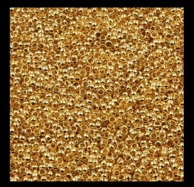 Knijpkraal rond 2,5 mm Goudkleurig