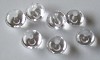 Glas rondel 8x6 mm Kristal
