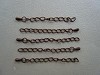 Verlengketting  druppel 60x3 mm Koperkleurig