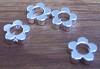 Metalen rijgkraal bloem 10x10 mm