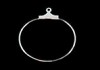 Oorring Zilverkleurig 25 mm