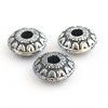 Metallook kraal discus 12 mm