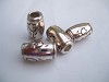 Metallook kraal 19x11 mm