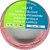 Rol imitatie leren koord 1mm dik Roze