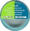  Imitatieleren koord 1 mm dik Blauw