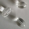 Glaskraal ovaal 12x8 mm Transparant