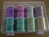 Borduurgaren mix van 8 klosjes Metallic garen