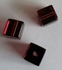 Glazen blokje 8x8 mm Amethist