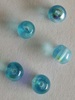  Glaskraal rond  4 mm Blauw