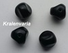 Glaskraal fantasie 9x8 mm Zwart