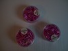 Glazen staafjes 7x2 mm Donker Roze    