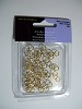 Open ring 6 mm  en 1 mm dik Goudkleurig