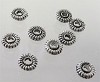 Metalen   rondel versierd 5x2 mm
