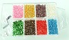 Basispakket met rocailles 2-4 mm draad en slotje Multicolor