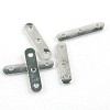 Verdeler 3 gats 18x4 mm Nikkelkleurig