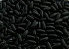 Rijstekorrel  kralen 6x3 mm Zwart