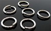 Aluminium ringetje rond versierd 15 mm en 1,8 mm dik Zilverkleurig  