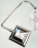 Metalen tafelhanger met haak voor tas 113x64 mm Zwart