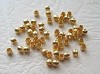 Knijpkraal rond 2,5 mm Goudkleurig