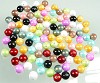 Acryl kralen mix  rond  10 mm Multicolor 