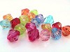 Acryl mix facet bicone 8 mm Multicolor