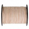 Leren koord  2mm dik  Naturel