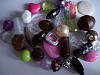 Mix van grote kralen van diverse materialen/maten en kleuren