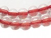 Glaskraal konisch 8 mm Roze