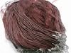 Halsketting zijde koord 2 mm dik met verlengketting 52-60 mm Zwart