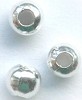 Metallook kraal 4 mm Nikkelkeurig