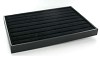 Ringen display voor 80 ringen 35x24x5 cm  Zwart Velours