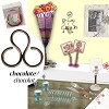 Aluminium wire 2 mm dik Chocoladebruin