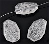 Crackle kubus 17x14 mm Transparant