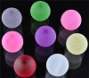Acryl kralen mix bewerkt 11-30 mm Paars