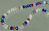 Mix glas kristal rondel facet geslepen met mooie glans ca. 4x3 mm Multicolor  