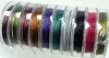 Gecoated staaldraad 0,38 mm dik per rol ca. 10 meter Multicolor  