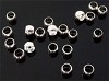 Knijpkralen rond 2 mm Zilverkleurig