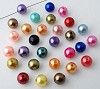 Acryl kralenmix  10 mm met mooie glans  Multicolor