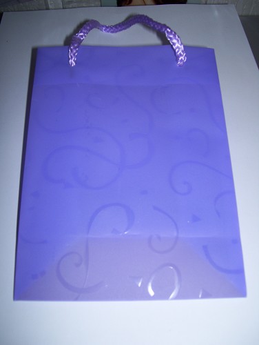 Cadeau tas Lila 16x12 cm