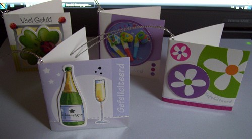 Cadeau labels 6x6 cm voor diverse  gelegenheden