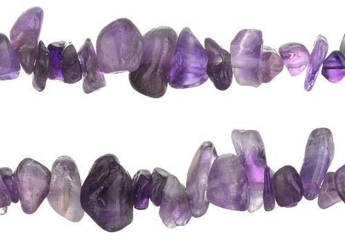 Natuursteen kralen  onregelmatig 9-27 mm Donker Amethyst