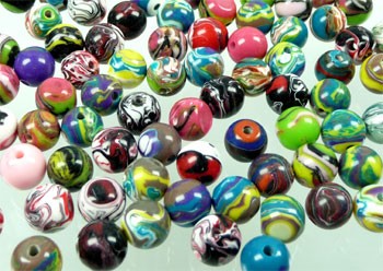Acryl mix 10 mm Multicolor
