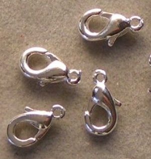 Karabijnsluiting 10 mm  Zilverkleurig